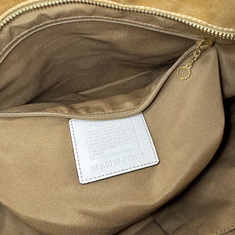 Coach Large Scribbles Hampton Monogram Tote Bag W… - image 8